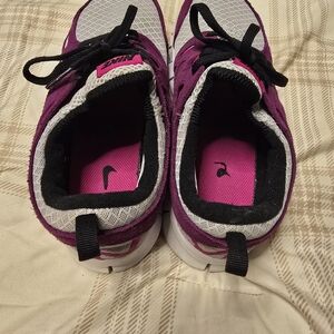 Nike Pink and Gray Athletic Shoes